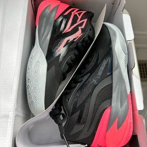 BNIB - PUMA LaMelo Ball MB.02 Black Sunset Glow - Size: 4.5Y